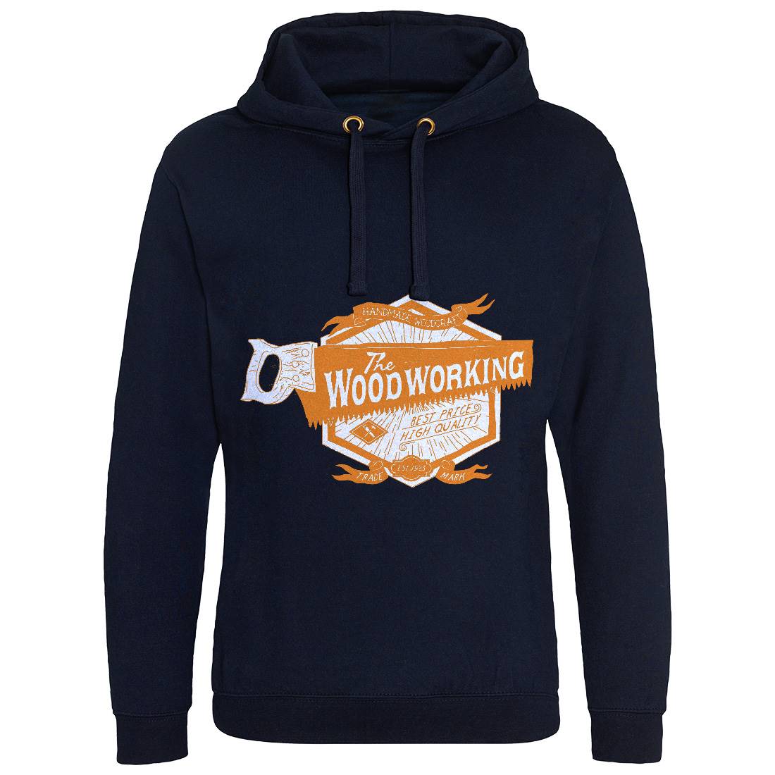 Wood Working Mens Hoodie Without Pocket Work A973