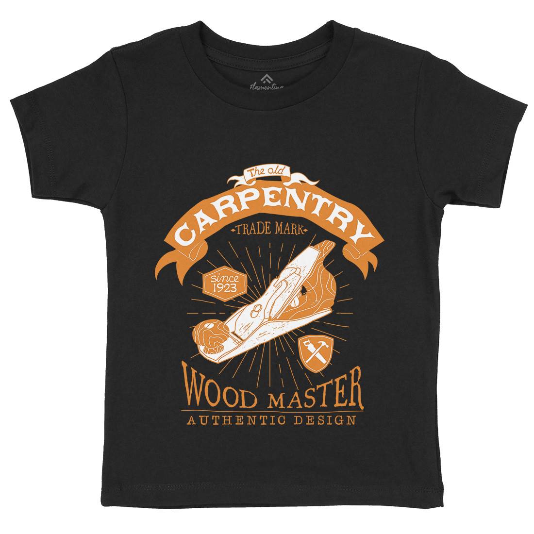 Carpentry Kids Crew Neck T-Shirt Work A974