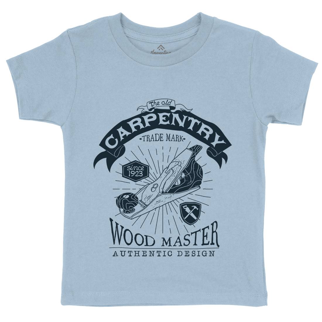 Carpentry Kids Crew Neck T-Shirt Work A974