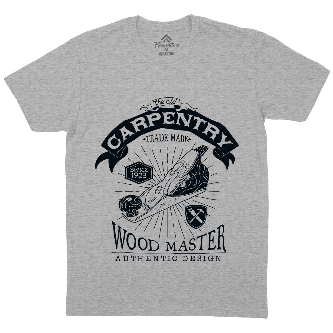 Carpentry Mens Crew Neck T-Shirt Work A974
