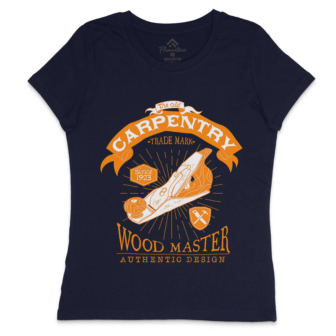 Carpentry Womens Crew Neck T-Shirt Work A974