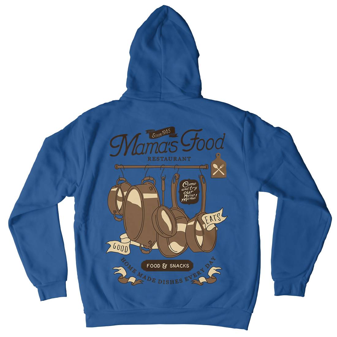 Mama&#39;s Kids Crew Neck Hoodie Food A976