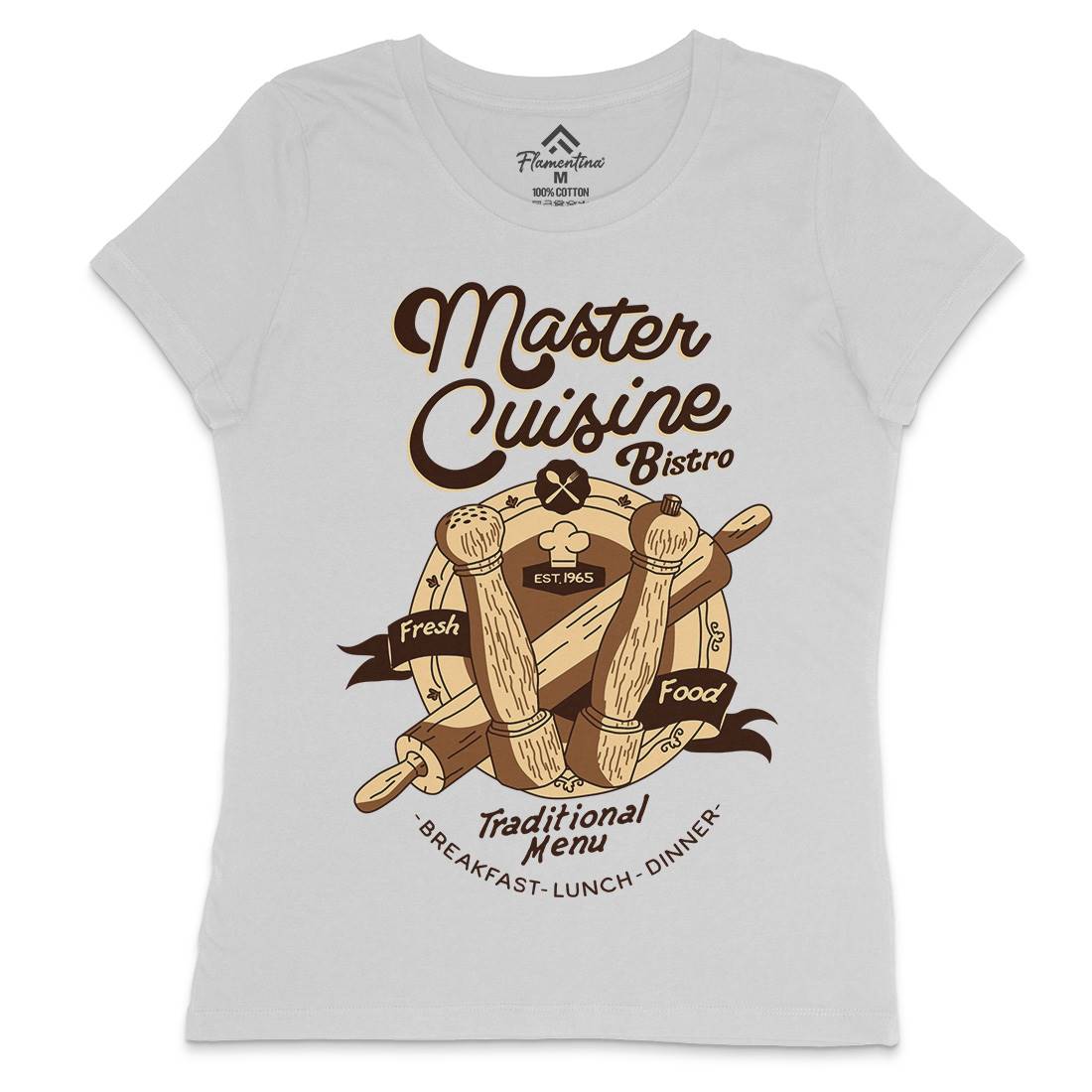 Master Cuisine Womens Crew Neck T-Shirt Food A977