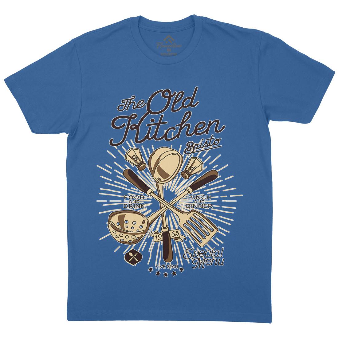 Old Kitchen Mens Crew Neck T-Shirt Food A979