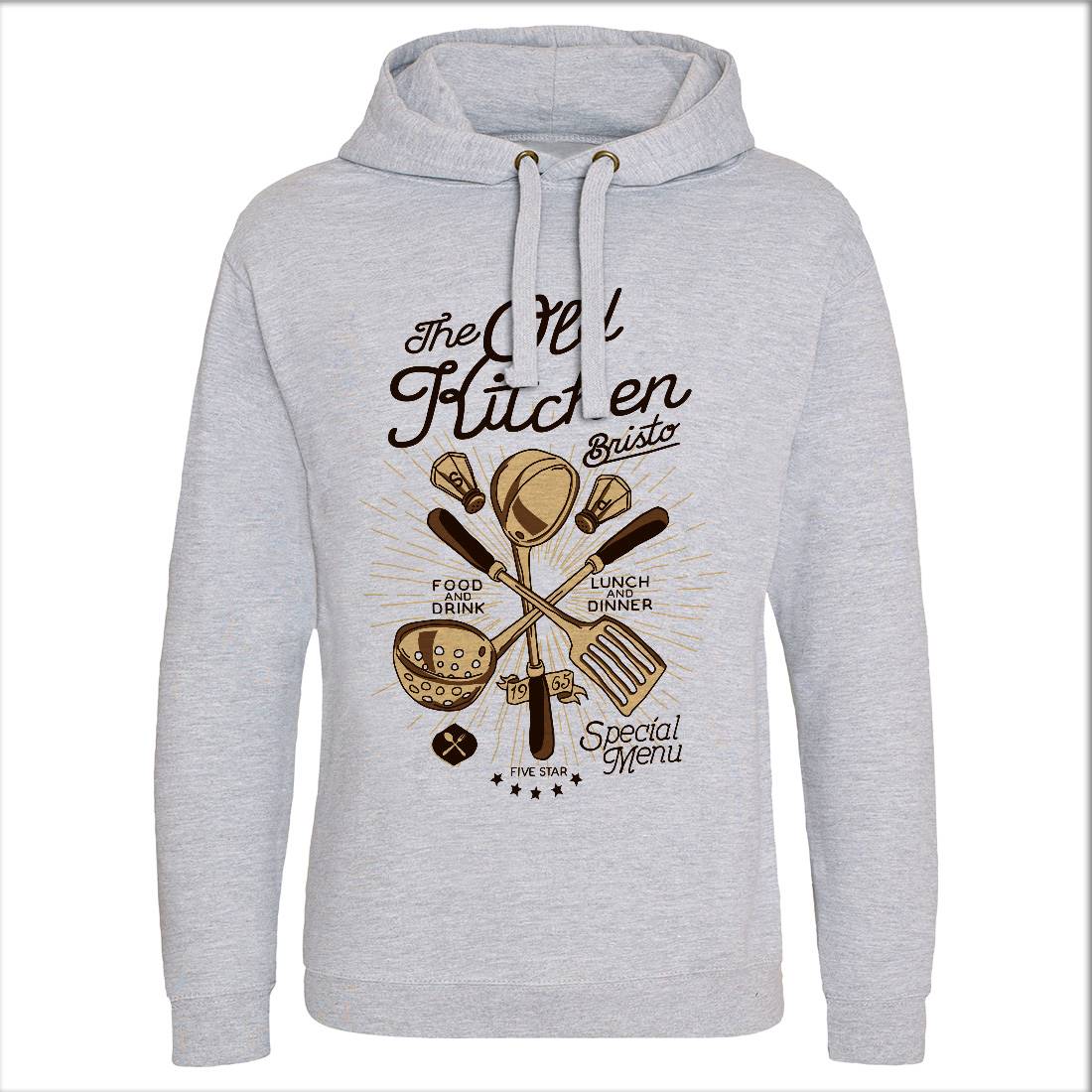 Old Kitchen Mens Hoodie Without Pocket Food A979