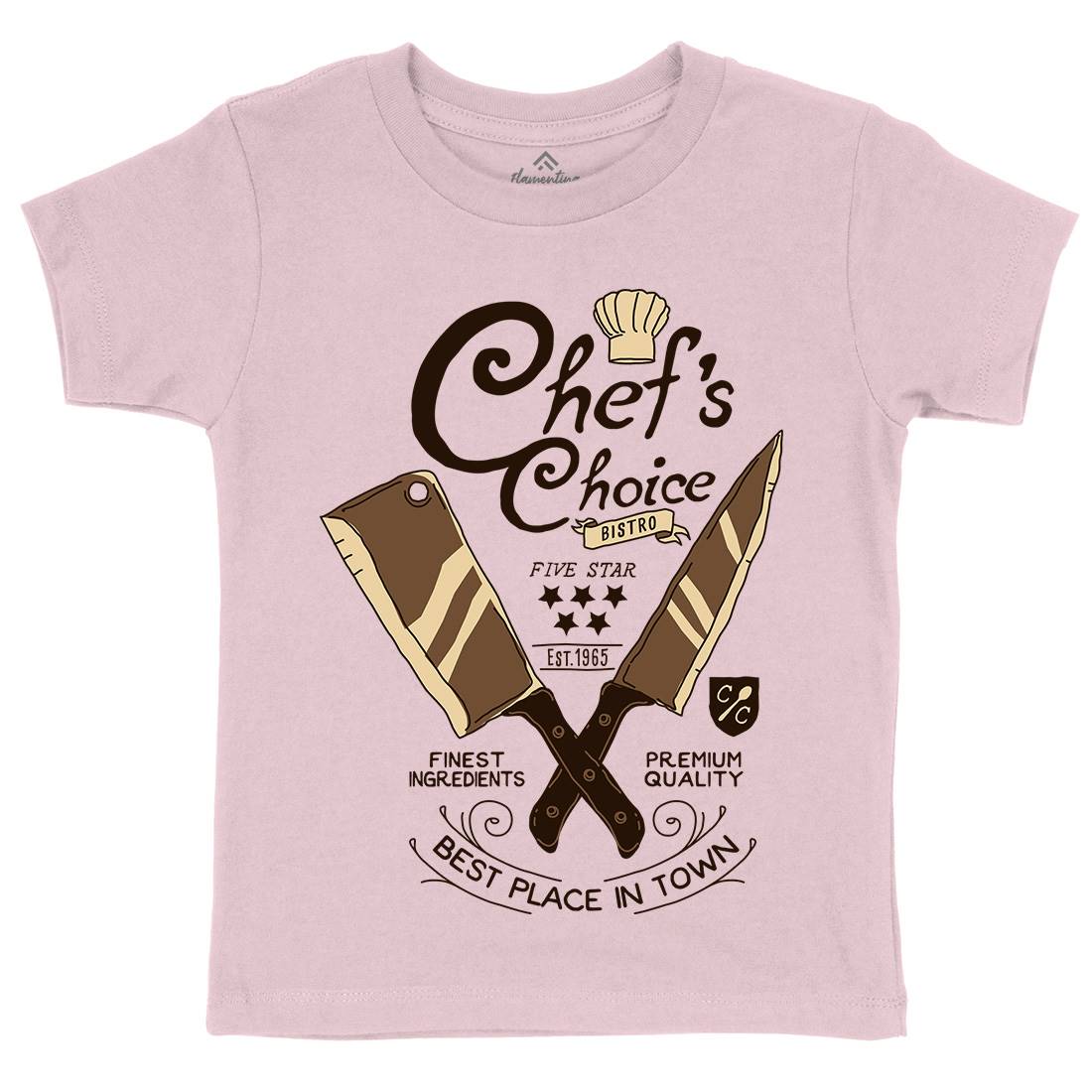 Chef&#39;s Choice Kids Crew Neck T-Shirt Food A980