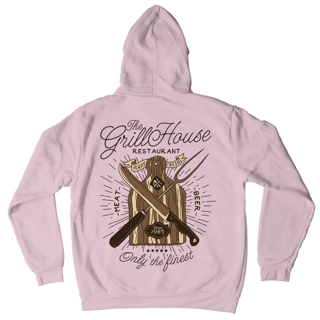 Grill House Kids Crew Neck Hoodie Food A981