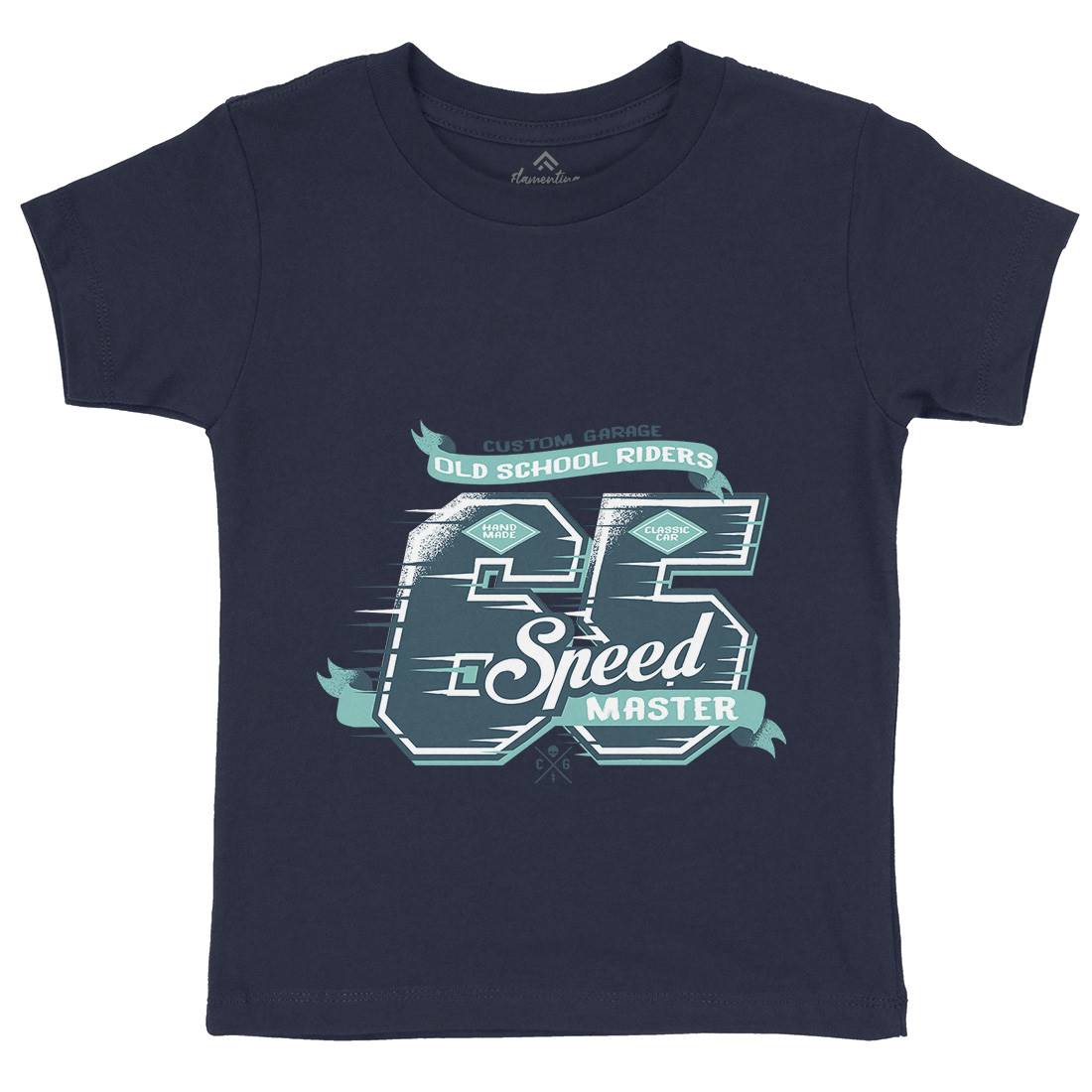 65 Speed Kids Crew Neck T-Shirt Motorcycles A982