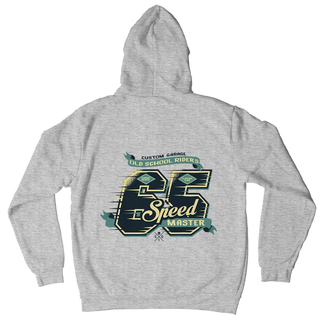 65 Speed Mens Hoodie With Pocket Motorcycles A982