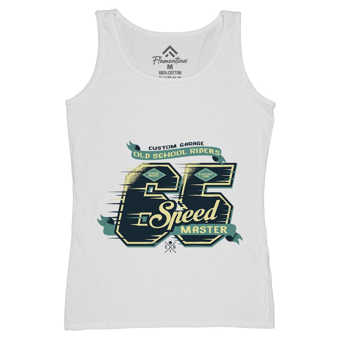 65 Speed Womens Organic Tank Top Vest Motorcycles A982