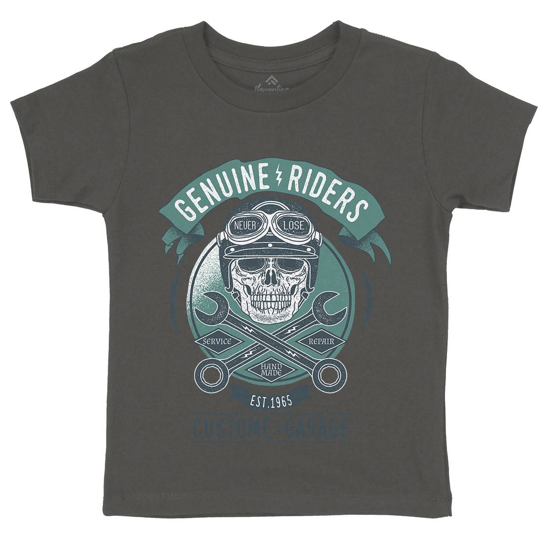 Genuine Riders Kids Crew Neck T-Shirt Motorcycles A984