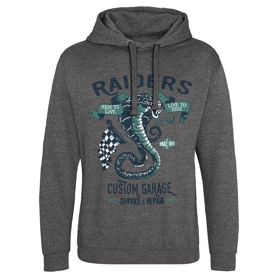 Raiders Mens Hoodie Without Pocket Motorcycles A985