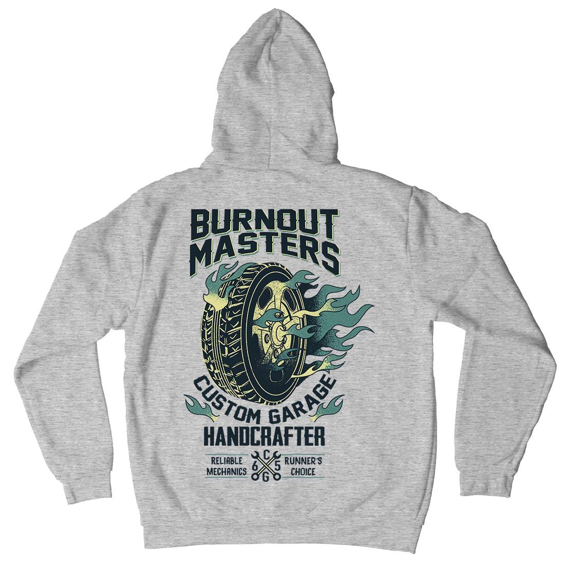 Burnout Masters Kids Crew Neck Hoodie Motorcycles A986