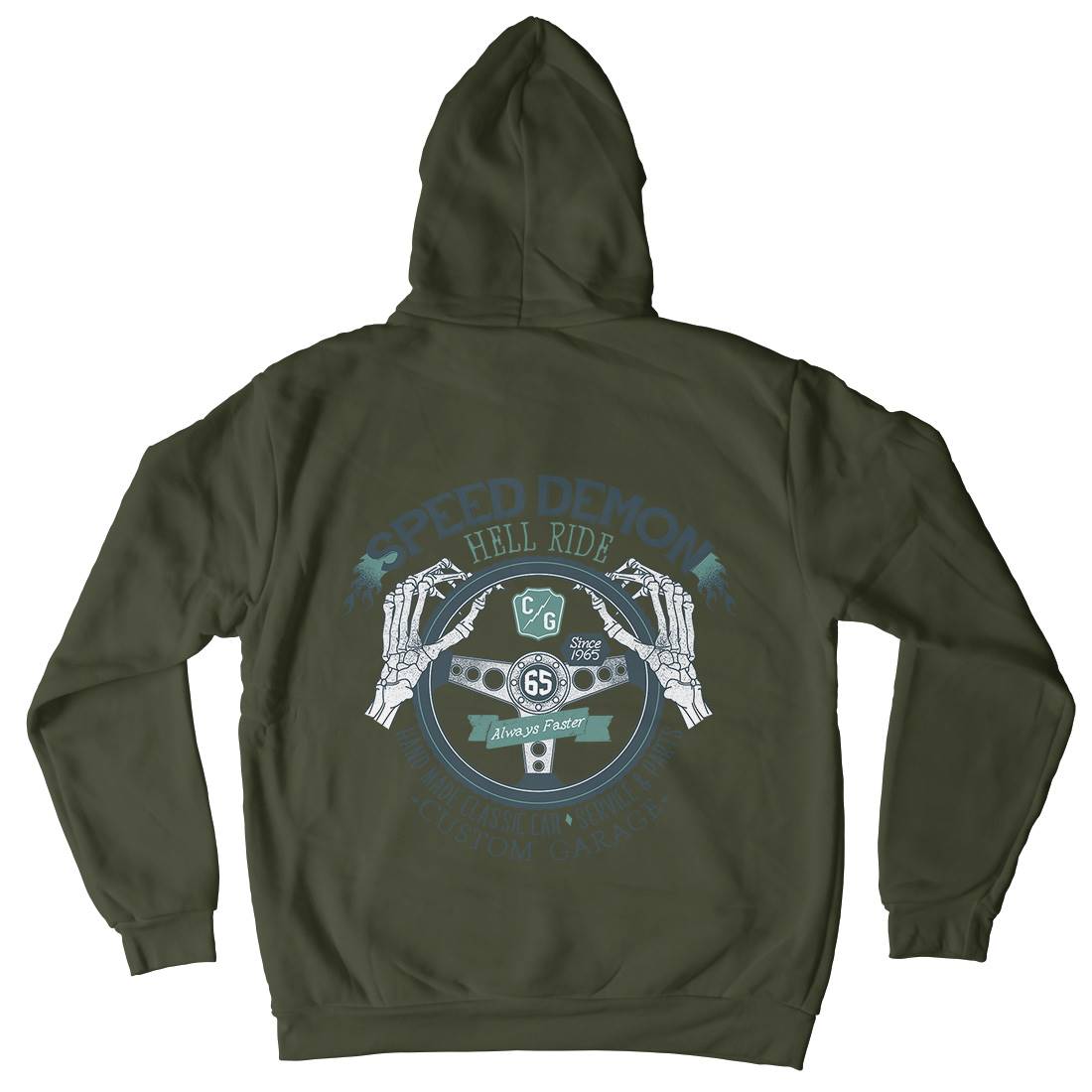 Speed Demon Kids Crew Neck Hoodie Motorcycles A987