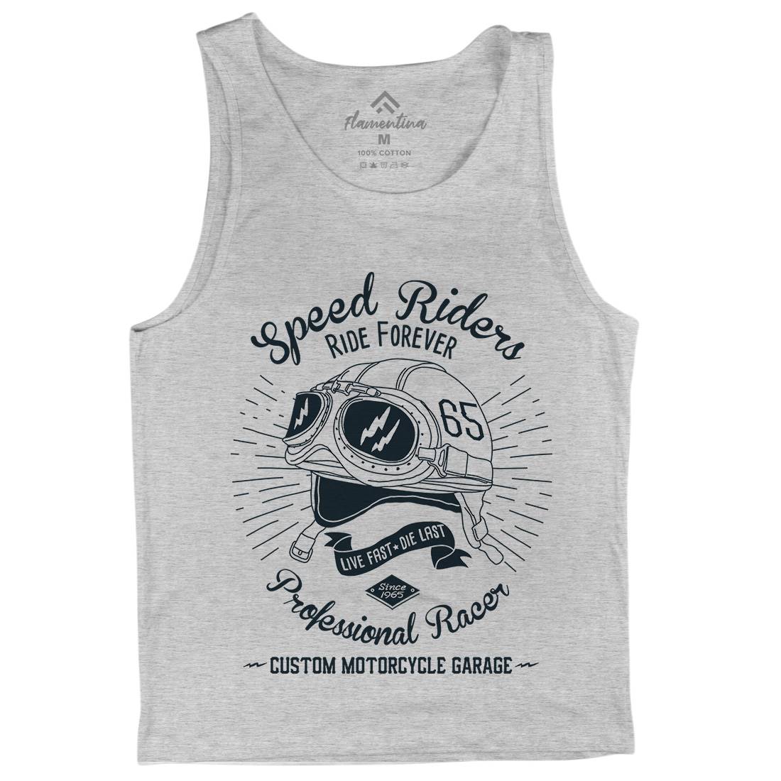 Speed Riders Mens Tank Top Vest Motorcycles A988