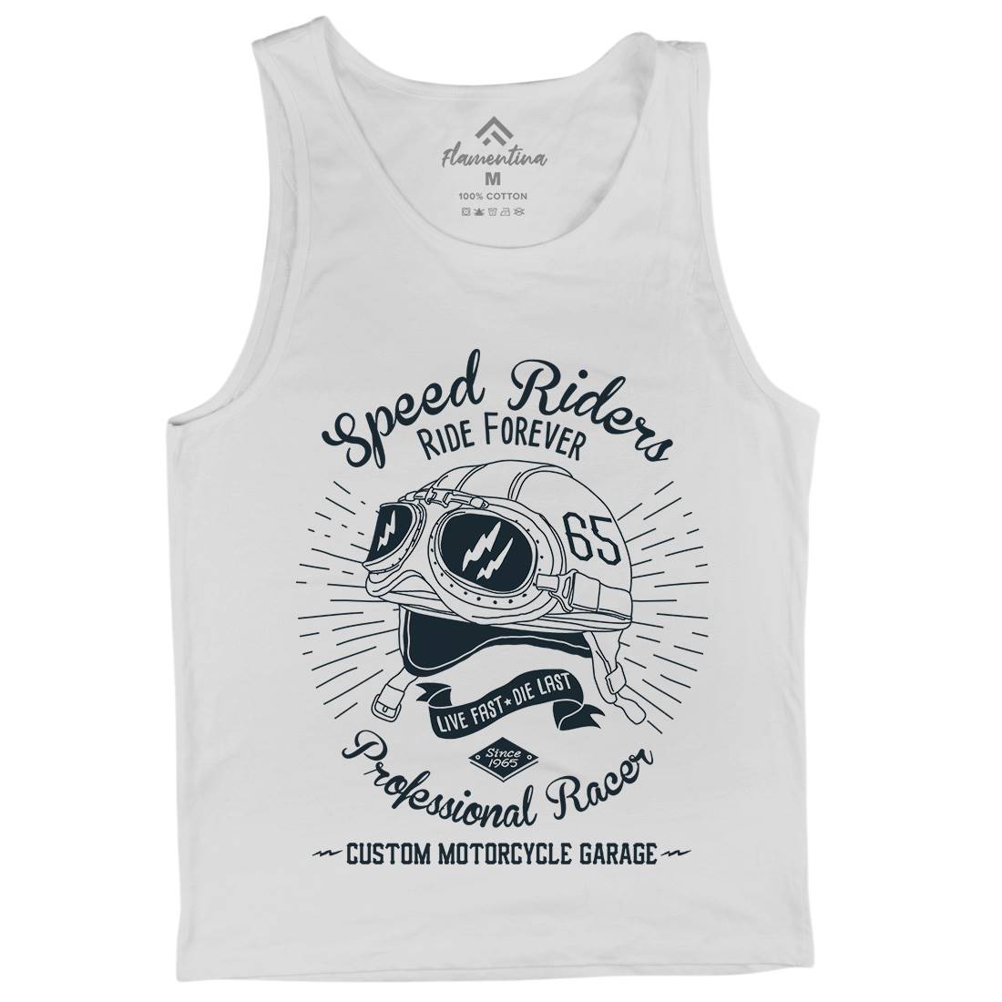 Speed Riders Mens Tank Top Vest Motorcycles A988