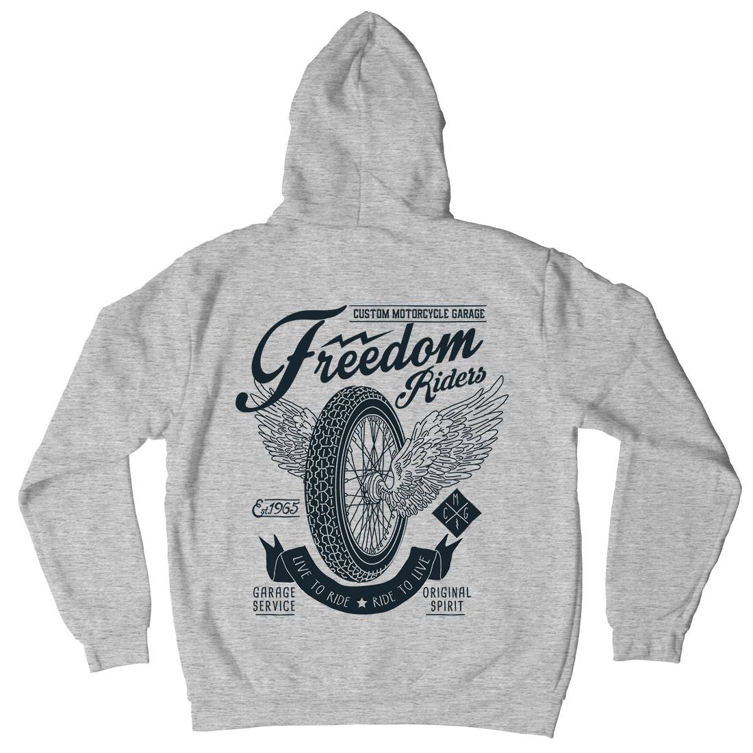 Freedom Riders Kids Crew Neck Hoodie Motorcycles A989