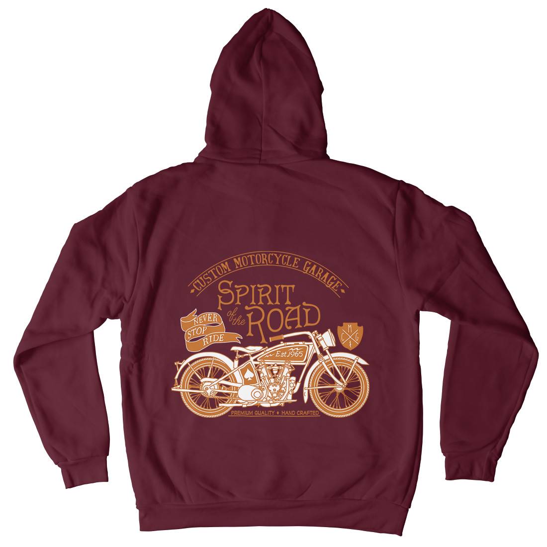 Spirit Of The Road Kids Crew Neck Hoodie Motorcycles A991