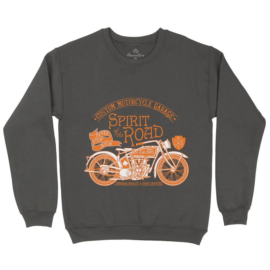 Spirit Of The Road Kids Crew Neck Sweatshirt Motorcycles A991