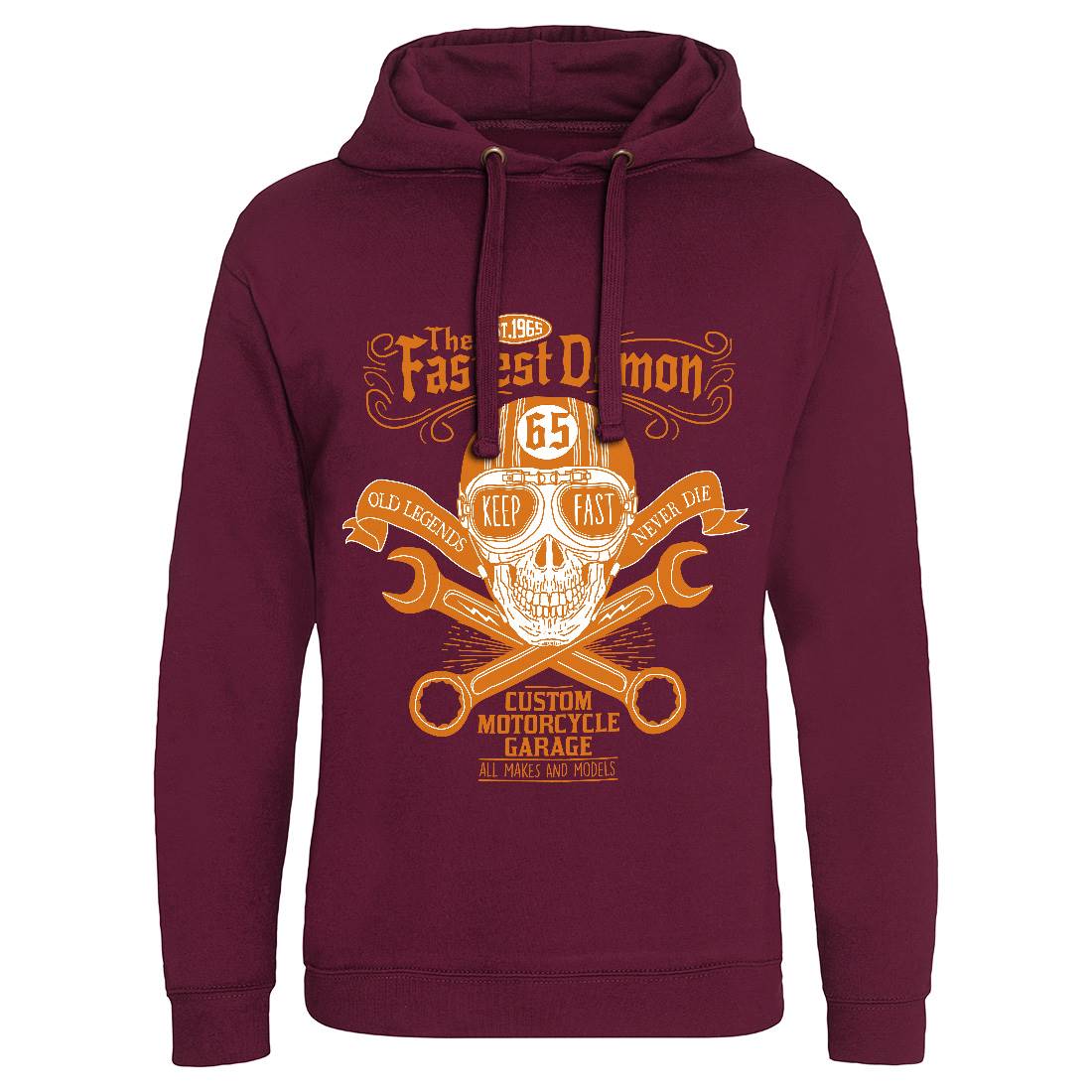 Fastest Demon Mens Hoodie Without Pocket Motorcycles A993