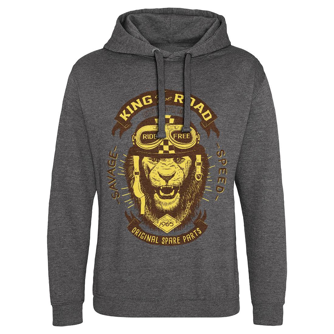 King Of The Road Mens Hoodie Without Pocket Motorcycles A995