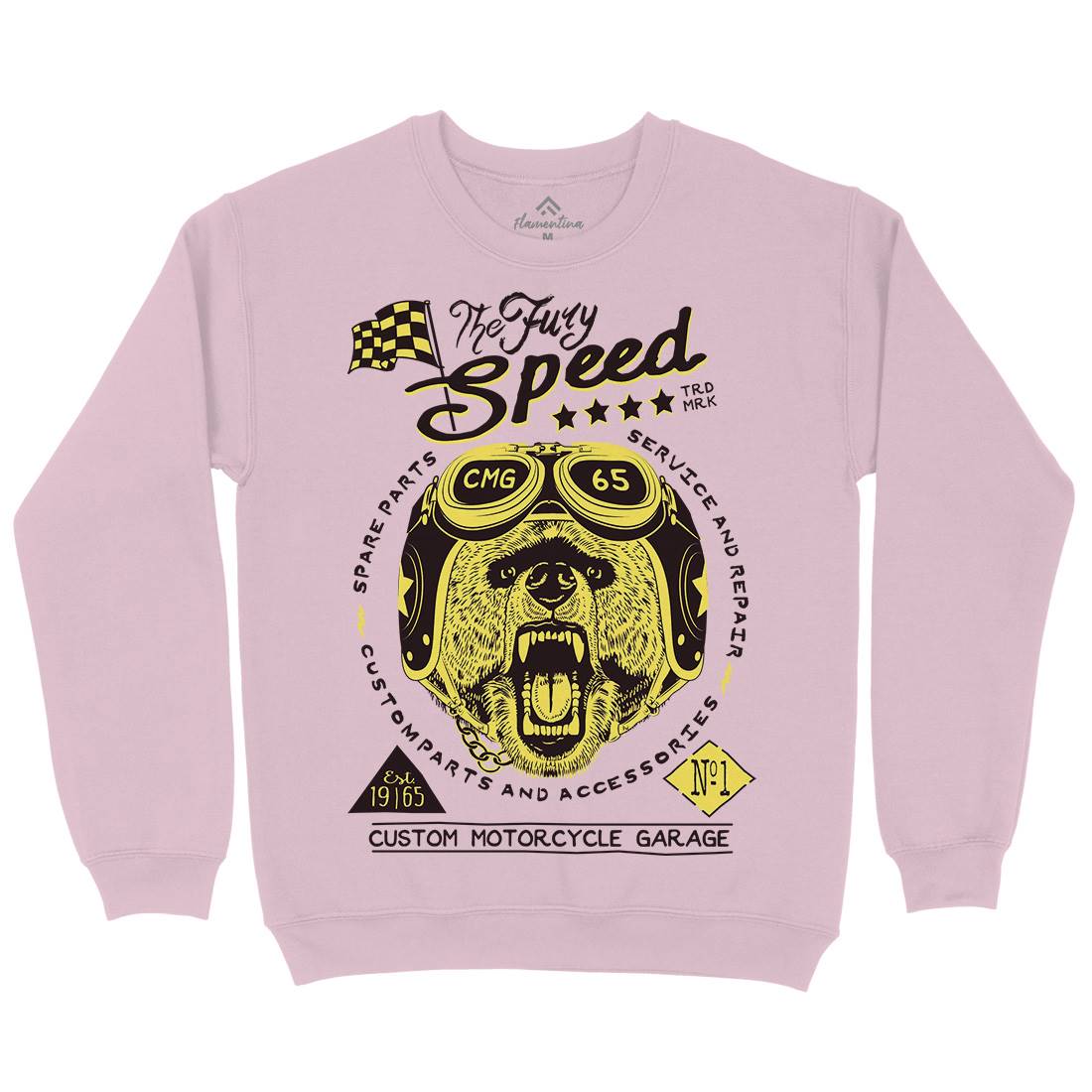 Fury Speed Kids Crew Neck Sweatshirt Motorcycles A997