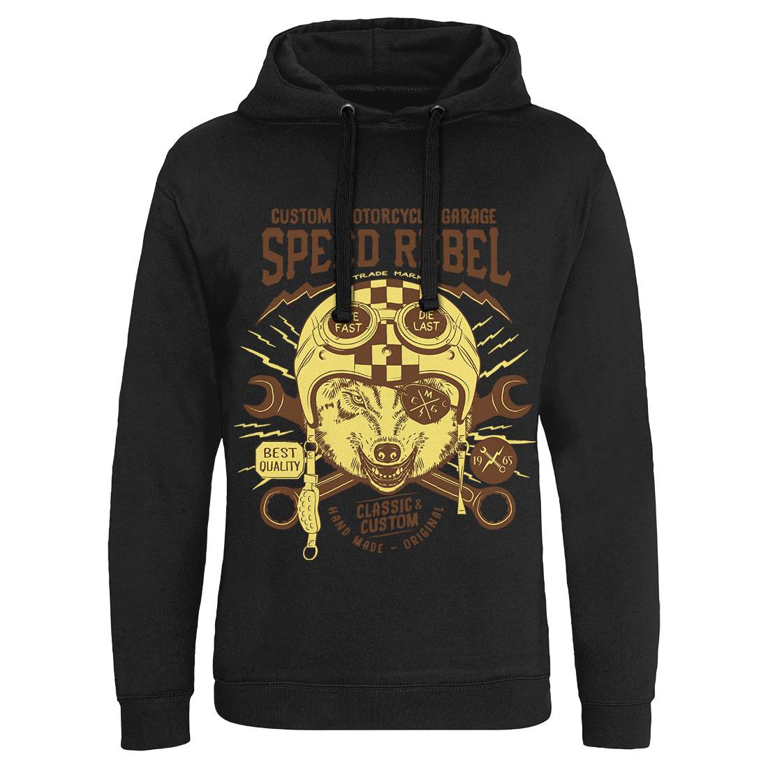 Speed Rebel Mens Hoodie Without Pocket Motorcycles A998