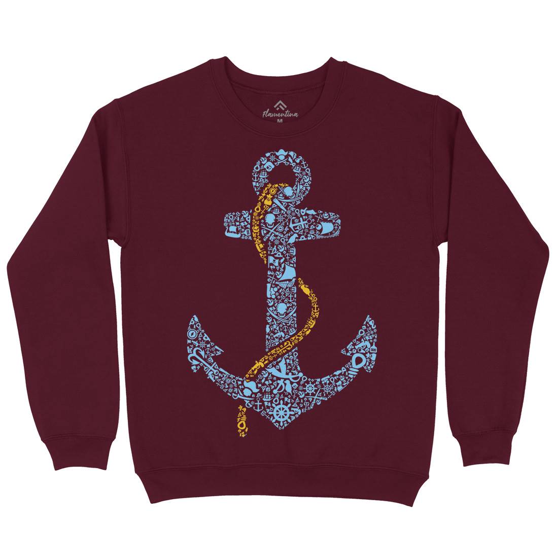 Anchor Kids Crew Neck Sweatshirt Navy B001