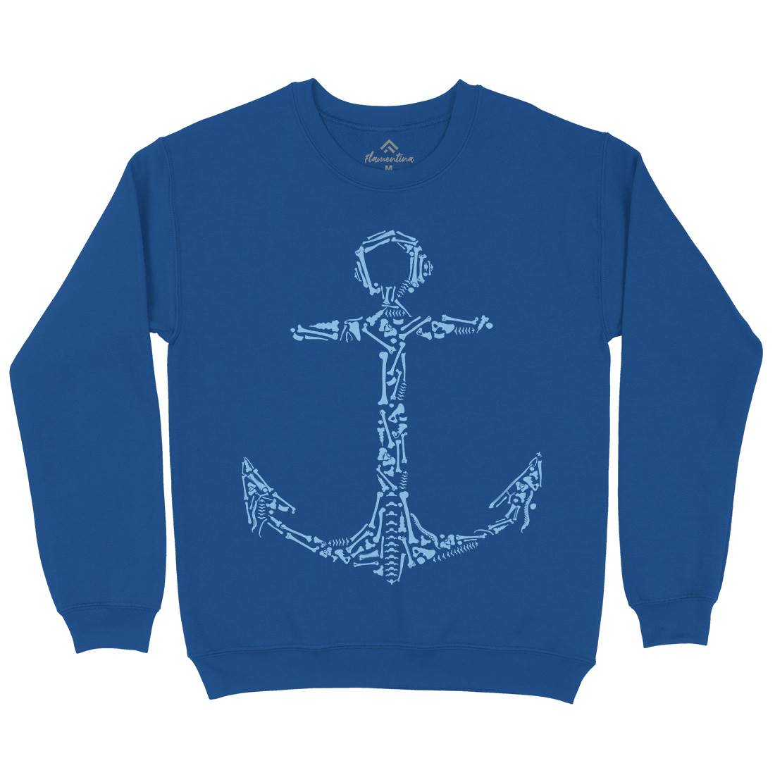 Anchor Bones Kids Crew Neck Sweatshirt Navy B002