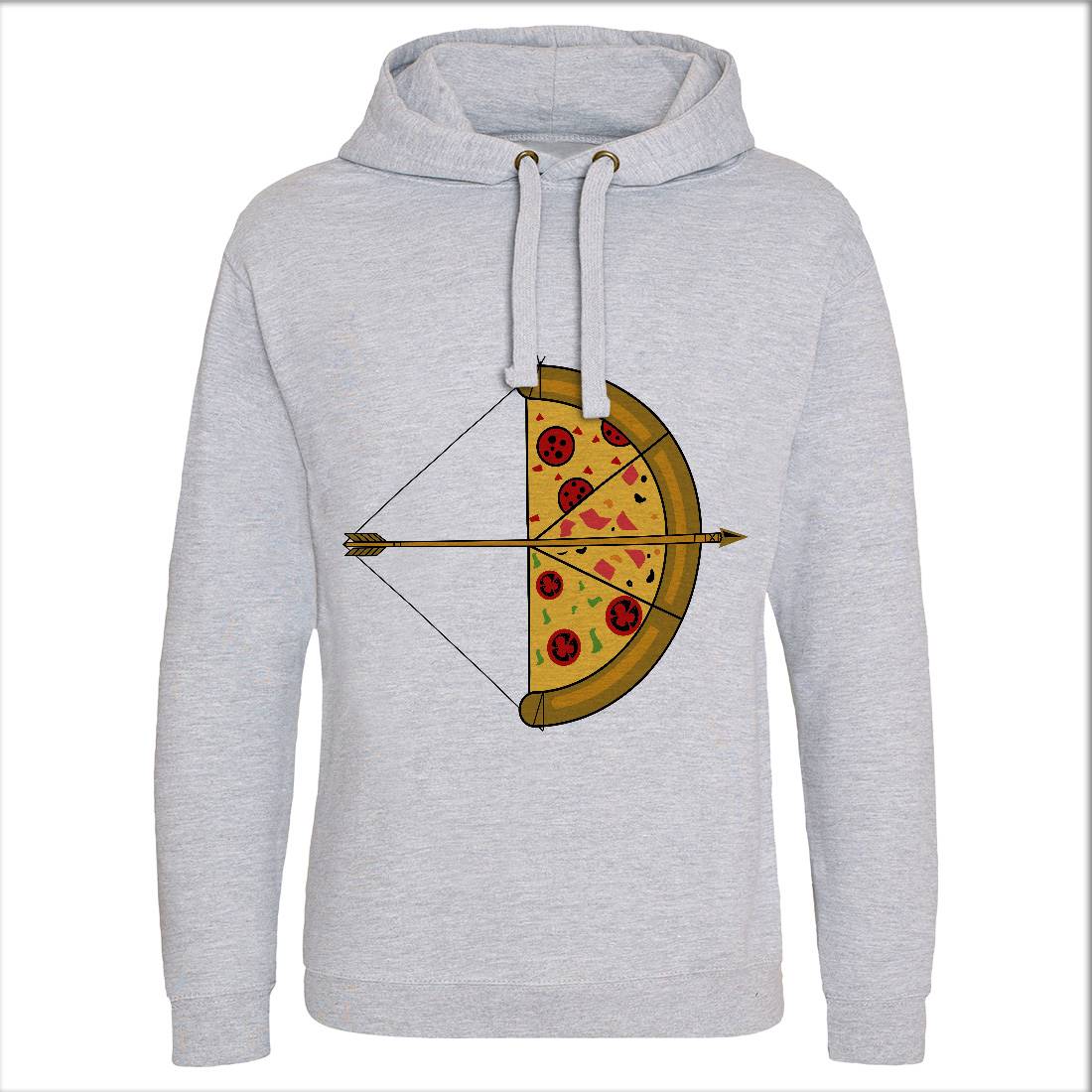 Arrow Pizza Mens Hoodie Without Pocket Food B003