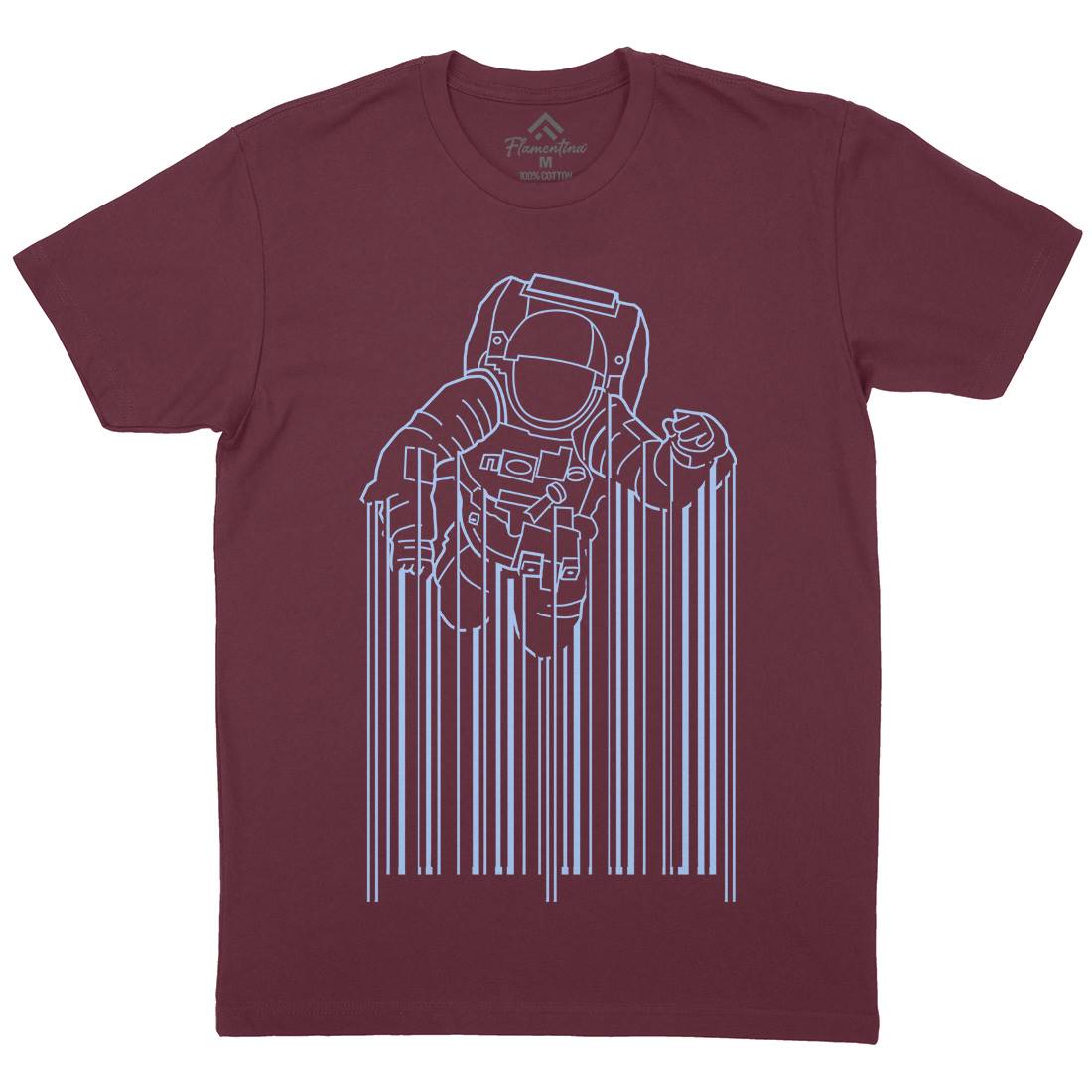 Astrocode Mens Organic Crew Neck T-Shirt Space B004