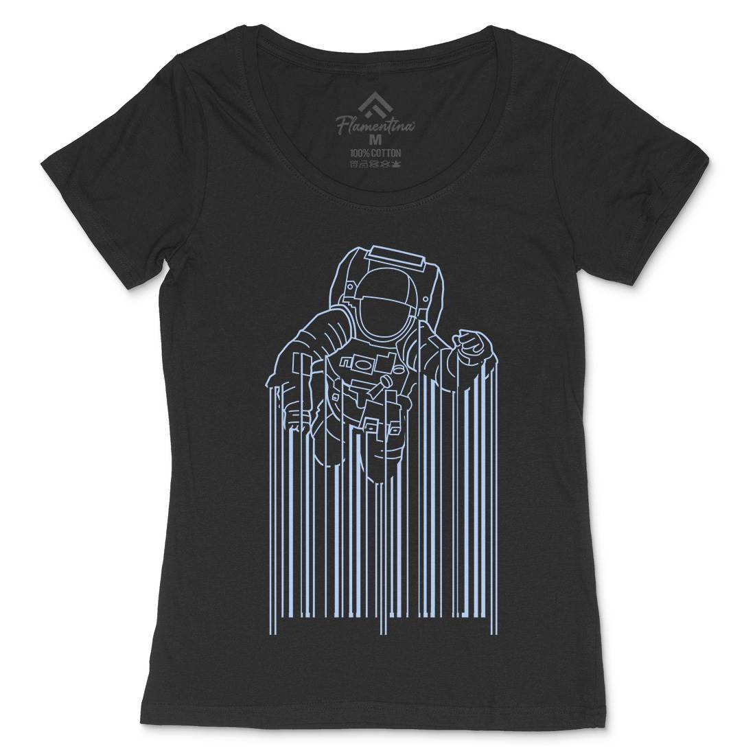 Astrocode Womens Scoop Neck T-Shirt Space B004
