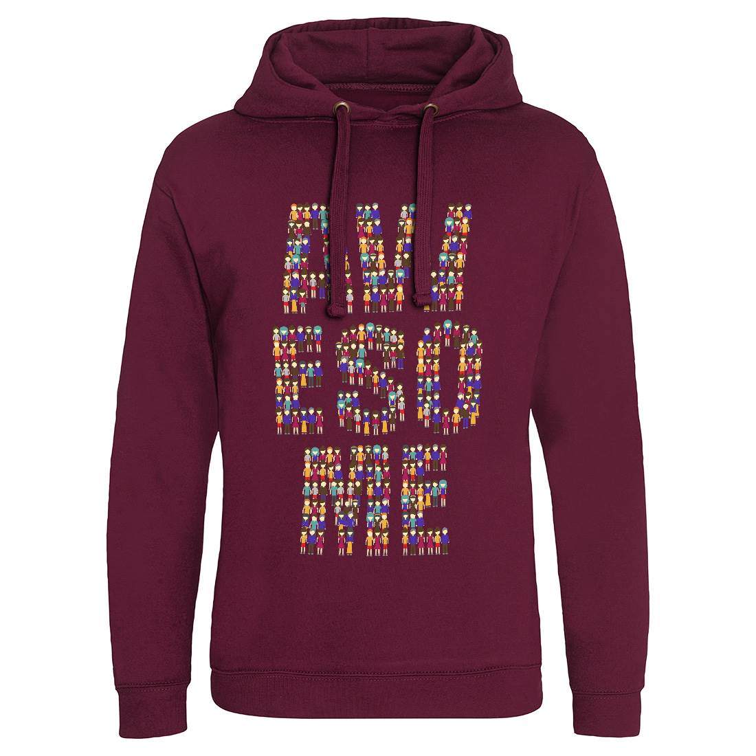 Awesome Mens Hoodie Without Pocket Retro B005