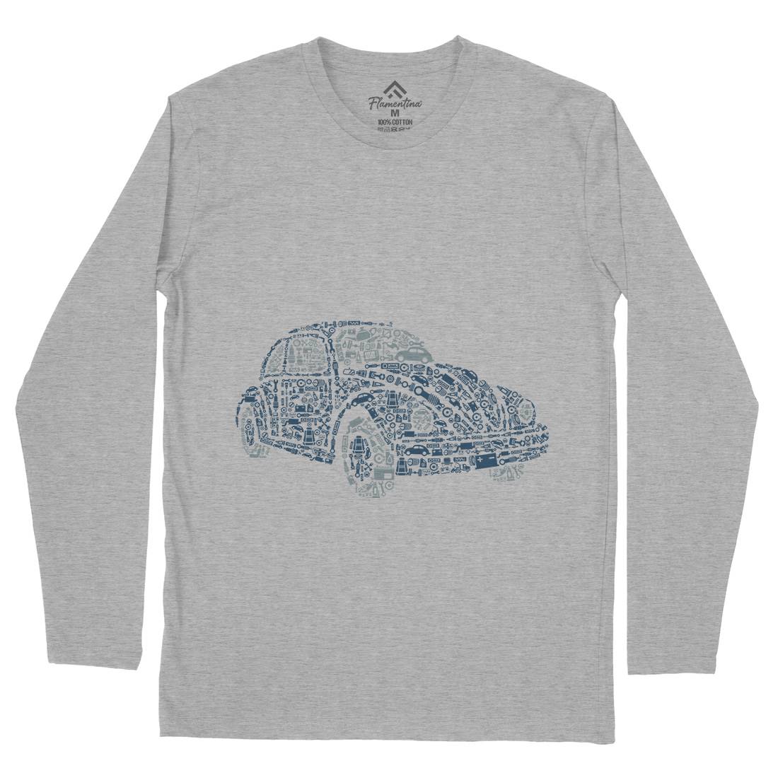 Beetle Mens Long Sleeve T-Shirt Cars B009
