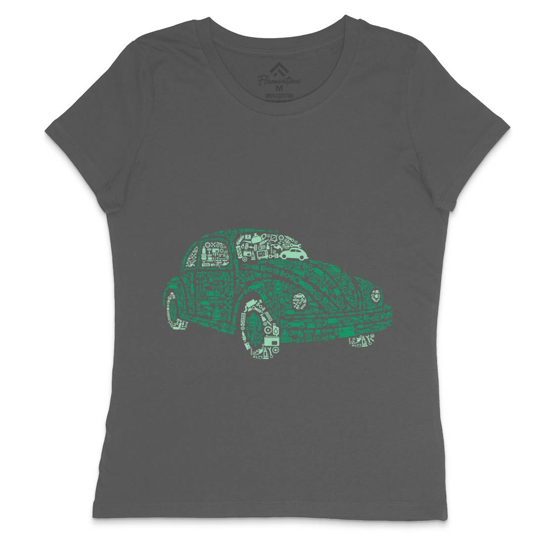 Beetle Womens Crew Neck T-Shirt Cars B009