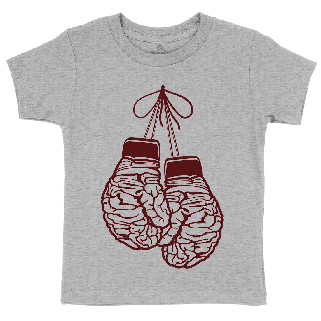 Brain Gloves Kids Organic Crew Neck T-Shirt Sport B012