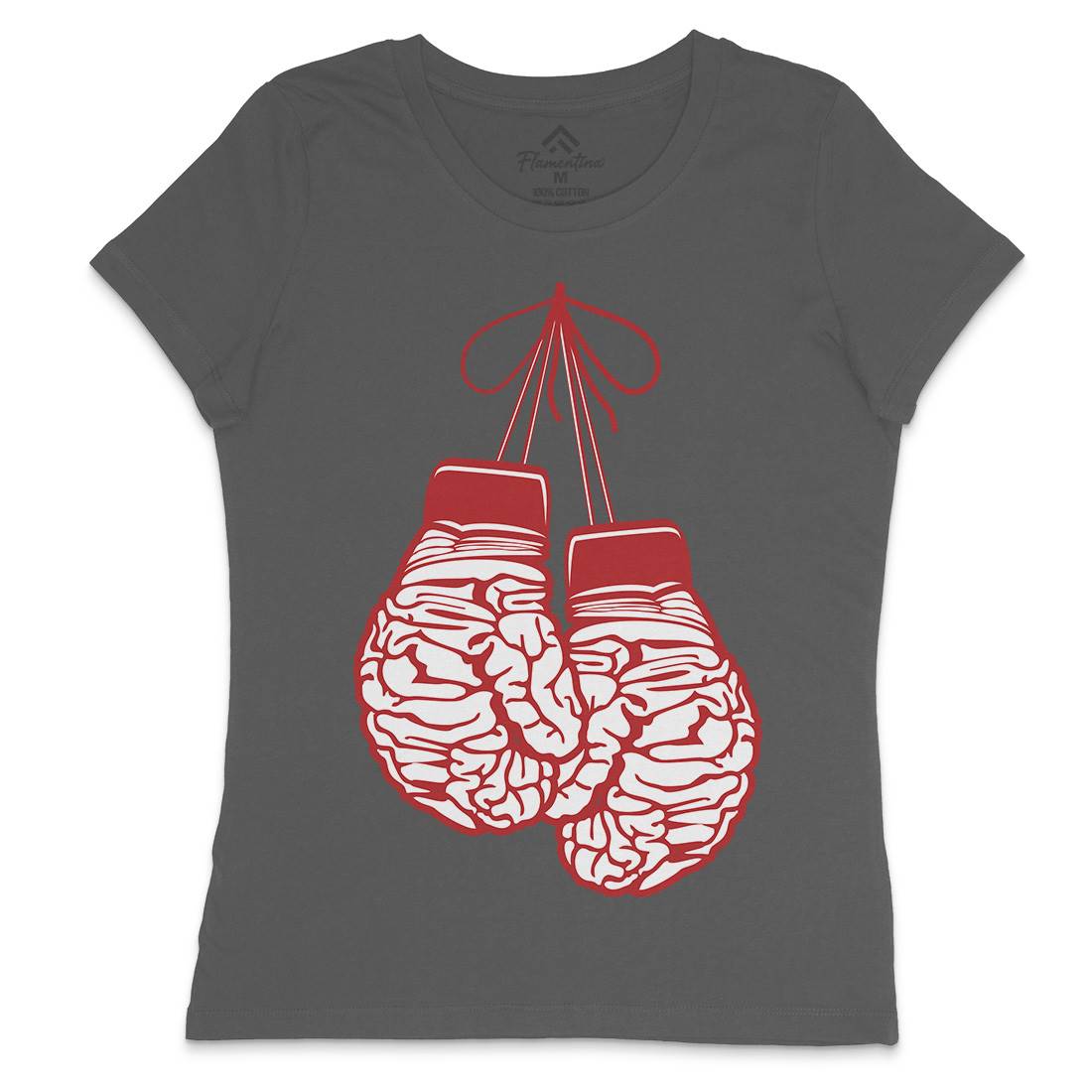Brain Gloves Womens Crew Neck T-Shirt Sport B012