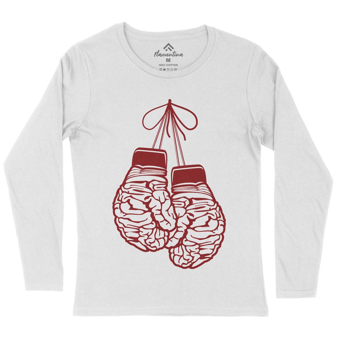 Brain Gloves Womens Long Sleeve T-Shirt Sport B012