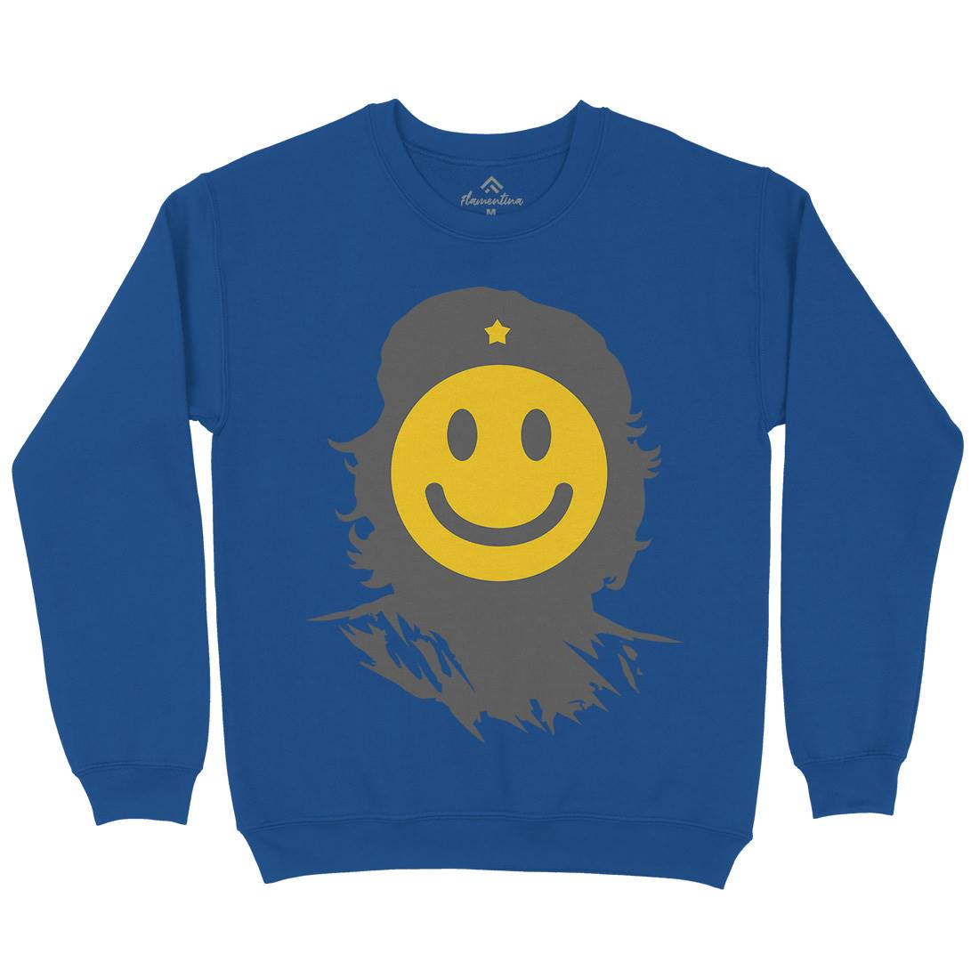Smile Mens Crew Neck Sweatshirt Retro B016