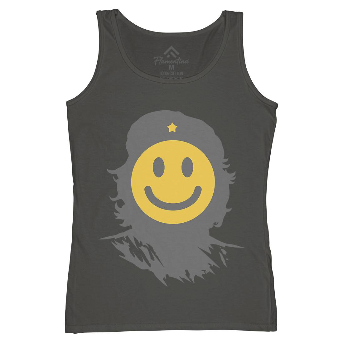Smile Womens Organic Tank Top Vest Retro B016