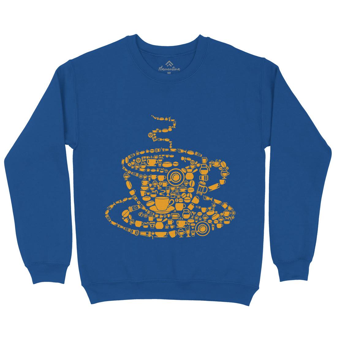 Coffee Mens Crew Neck Sweatshirt Drinks B017
