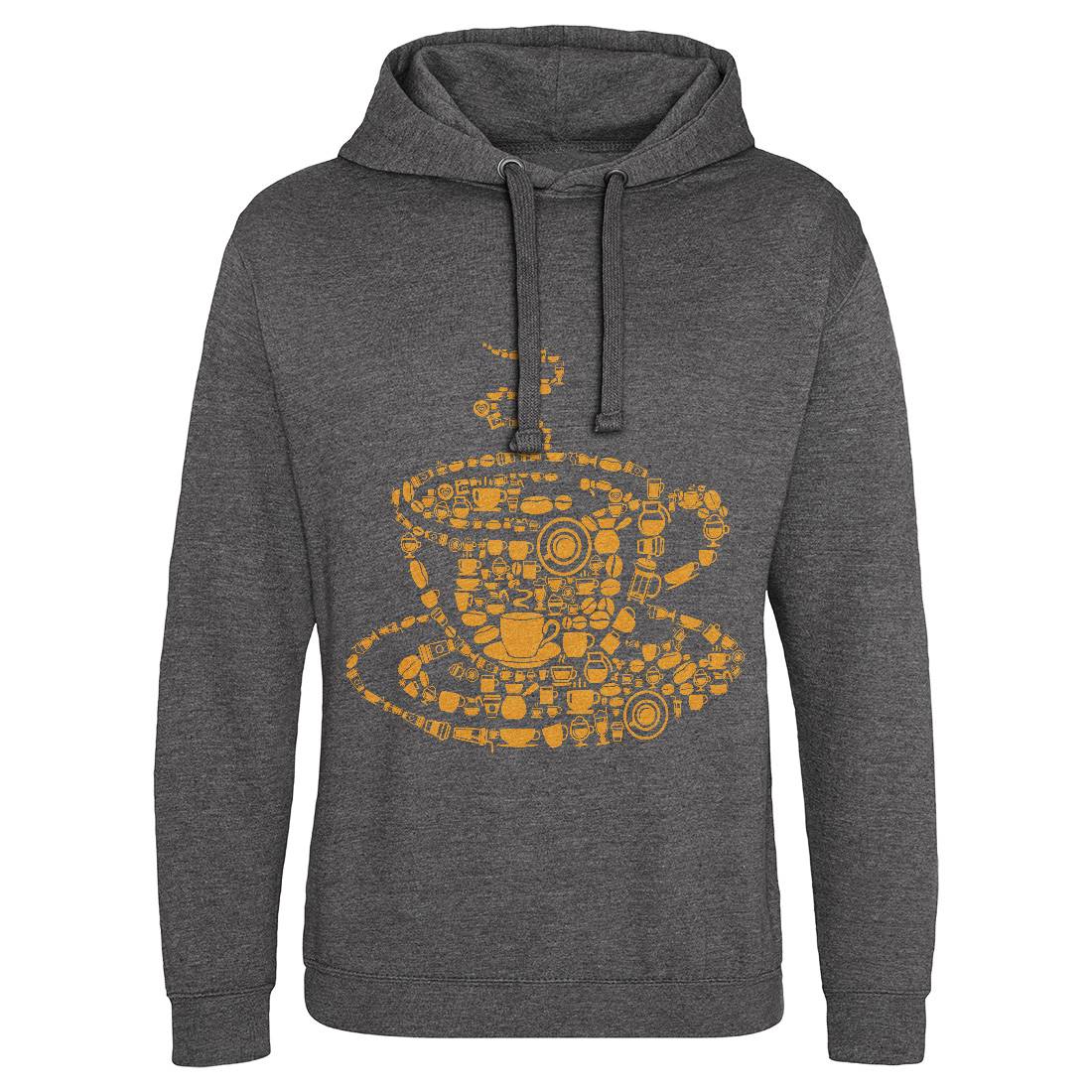 Coffee Mens Hoodie Without Pocket Drinks B017