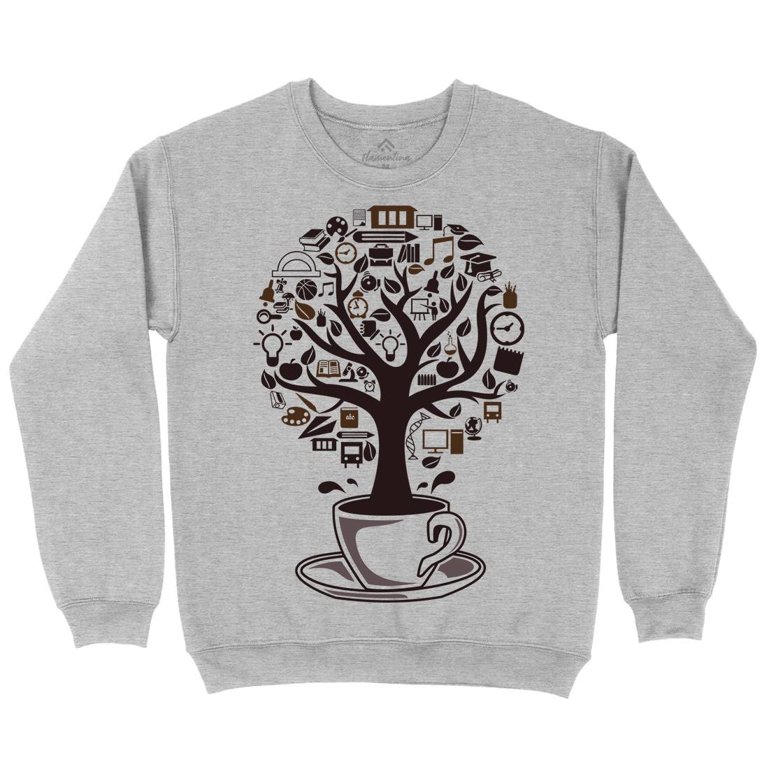 Coffee Tree Kids Crew Neck Sweatshirt Drinks B018