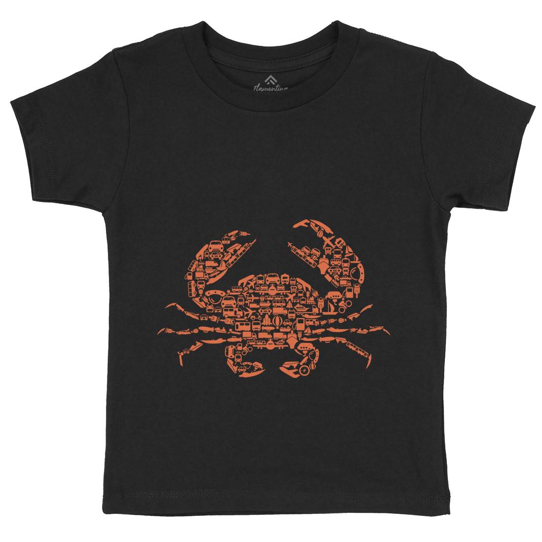 Crab Kids Crew Neck T-Shirt Animals B019