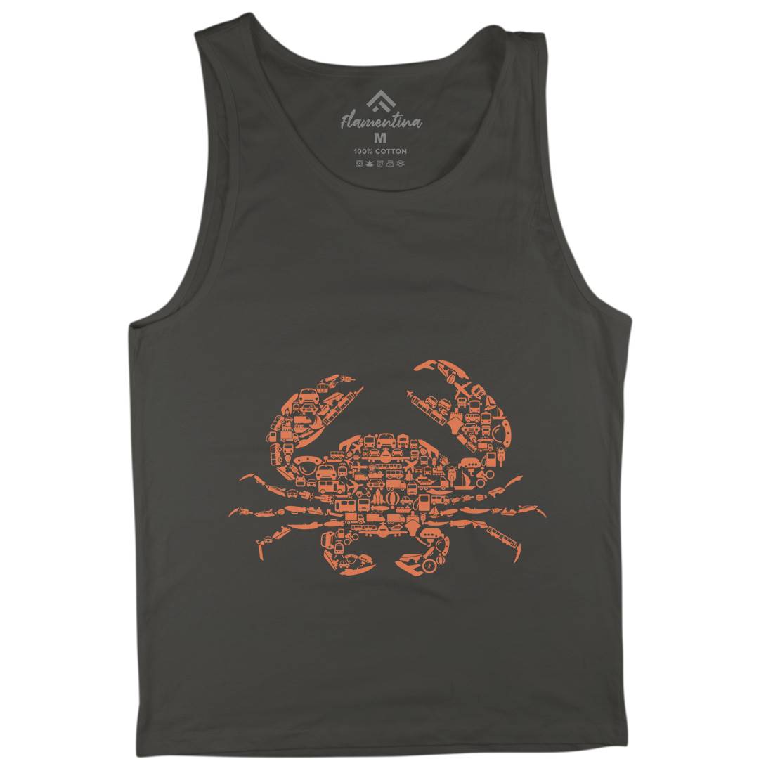 Crab Mens Tank Top Vest Animals B019