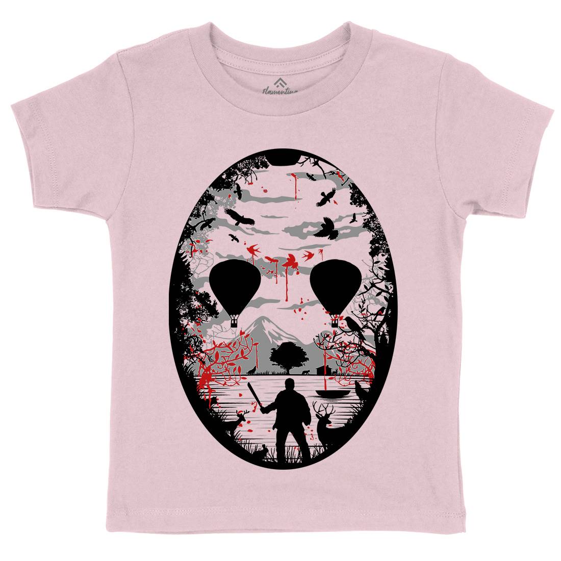 Crystal Lake Kids Crew Neck T-Shirt Horror B020
