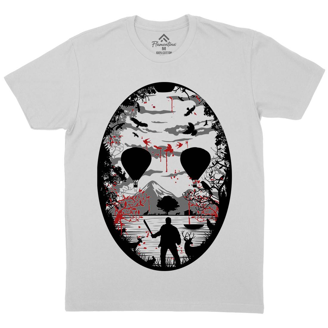 Crystal Lake Mens Crew Neck T-Shirt Horror B020