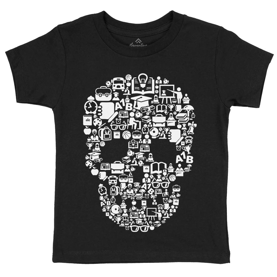 Dead School Kids Organic Crew Neck T-Shirt Illuminati B021