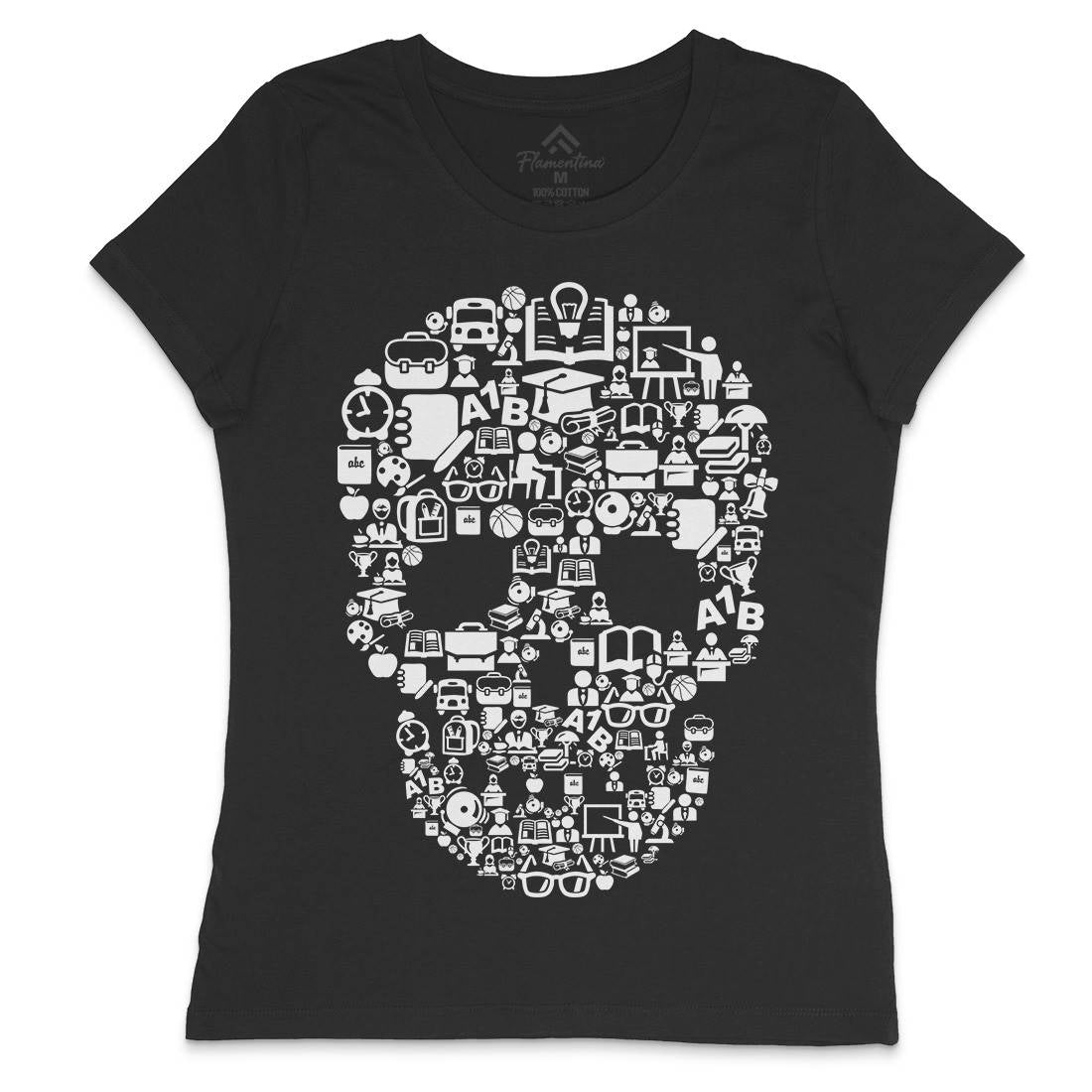 Dead School Womens Crew Neck T-Shirt Illuminati B021