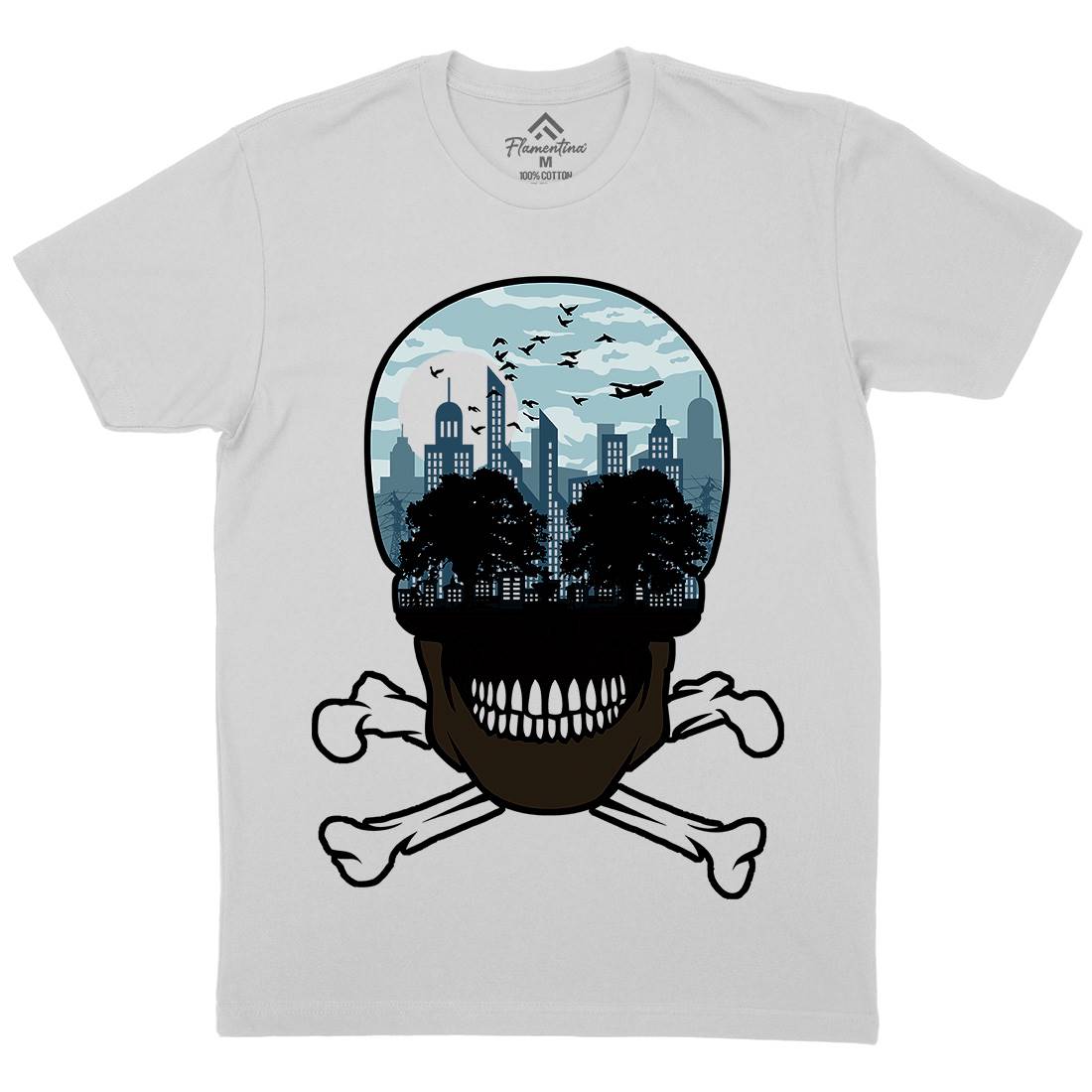 Death City Mens Crew Neck T-Shirt Nature B023